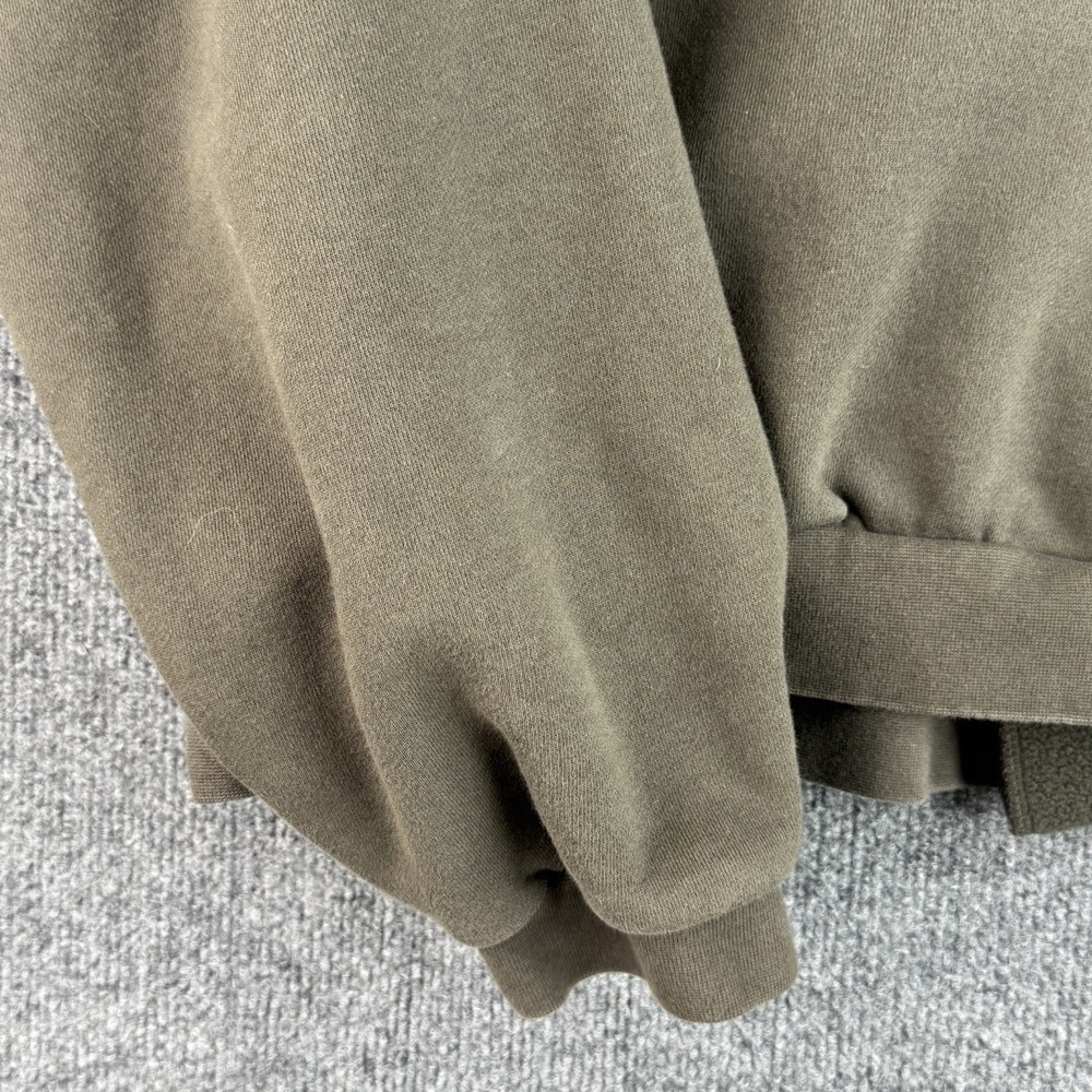Essentials Fear Of God Hoodie Sweater Mens M Brown Fleece FOG Pullover Heavy - Picture 5 of 11